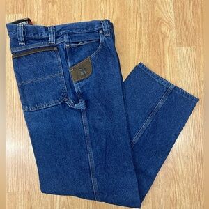 Wrangler Riggs Workwear Carpenter Men's Blue Jeans 40x32